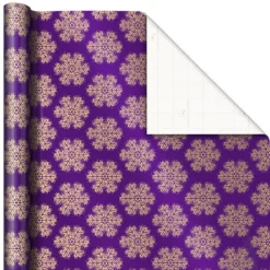 Hallmark Jewel Tones Assorted 3-Pack Christmas Wrapping Paper, 120 Sq. Ft. -Hallmark Shop Jewel Tones Christmas Wrapping Paper Set 5JXW1251 06