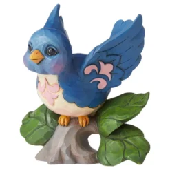 Enesco Jim Shore Bluebird Mini Figurine, 3.5"
