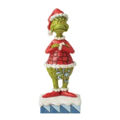 Enesco Jim Shore Dr. Seuss Mean Grinch Posing Figurine, 6.5"