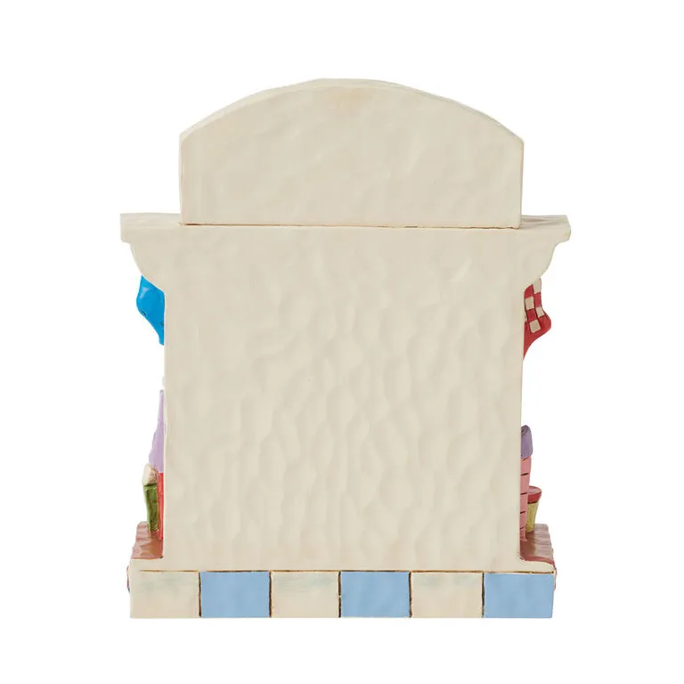 Enesco Jim Shore Grinch Peeking Out Of Fireplace Figurine, 5.5" 2 Enesco Jim Shore Grinch Peeking Out Of Fireplace Figurine, 5.5" - Image 2