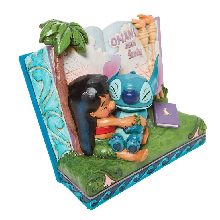 Enesco Jim Shore Disney Lilo & Stitch Storybook Figurine, 5.75" 2 Enesco Jim Shore Disney Lilo & Stitch Storybook Figurine, 5.75" - Image 2