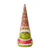 Enesco Jim Shore Dr. Seuss Naughty/Nice Grinch Gnome Figurine, 8.19"