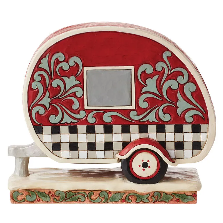 Enesco Jim Shore Highland Glen Santa's Camper Figurine, 6.5" 2 Enesco Jim Shore Highland Glen Santa's Camper Figurine, 6.5" - Image 2