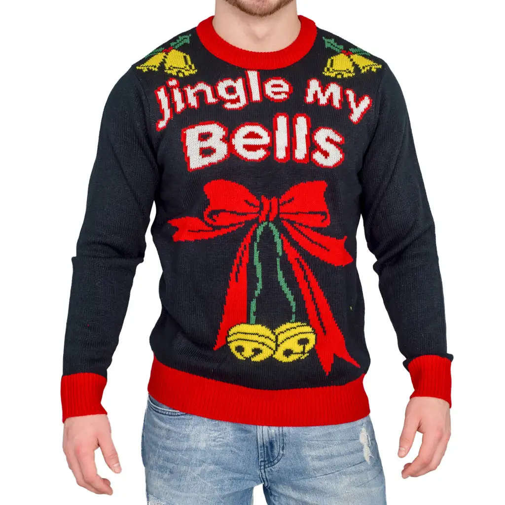 Jingle My Bells Hanging Decoration Ugly Christmas Sweater 2 Jingle My Bells Hanging Decoration Ugly Christmas Sweater - Image 2