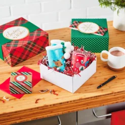 Hallmark Joy To You 3-Pack Christmas Gift Boxes, Assorted Sizes And Designs -Hallmark Shop Joy to You Assorted Christmas Gift Boxes 55XBC1128 02
