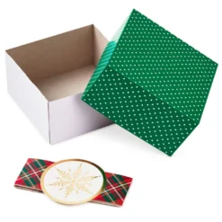 Hallmark Joy To You 3-Pack Christmas Gift Boxes, Assorted Sizes And Designs -Hallmark Shop Joy to You Assorted Christmas Gift Boxes 55XBC1128 04