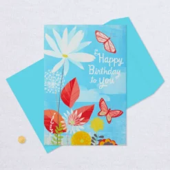 Hallmark 16" Joyful Butterflies Pop-Up Jumbo Birthday Card 14 Hallmark 16" Joyful Butterflies Pop-Up Jumbo Birthday Card -Hallmark Shop Joyful Butterflies Pop Up Birthday Card 1299CBG1010 06