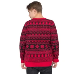 PewDiePie Ugly Christmas Sweater -Hallmark Shop Mens PewDiePie Ugly Christmas Sweater Back