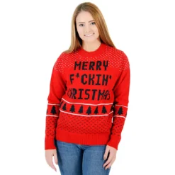 Women's Merry F*ckin Ugly Christmas Sweater