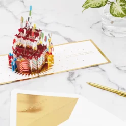 Hallmark Disney Mickey Mouse Cake 3D Pop-Up Birthday Card 13 Hallmark Disney Mickey Mouse Cake 3D Pop-Up Birthday Card -Hallmark Shop Mickey Mouse and Pluto Cake 3D PopUp Birthday Card 1499LAD2724 06