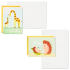 Hallmark Mom And Baby Animal Assortment Blank Thank-You Notes, Pack Of 48 11 Hallmark Mom And Baby Animal Assortment Blank Thank-You Notes, Pack Of 48 -Hallmark Shop Mom and Baby Animal Assortment Blank ThankYou Notes 5STZ1134 04
