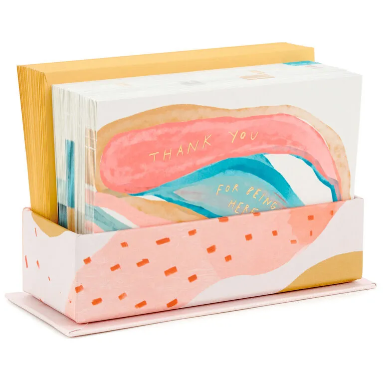 Hallmark Morgan Harper Nichols Assorted Blank Note Cards In Caddy, Pack Of 40 1 Hallmark Morgan Harper Nichols Assorted Blank Note Cards In Caddy, Pack Of 40