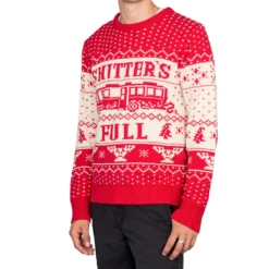 National Lampoon Vacation Shitter's Full Ugly Christmas Sweater -Hallmark Shop NationalLampoonVacationShitter sFullSweater uglysweater44 1