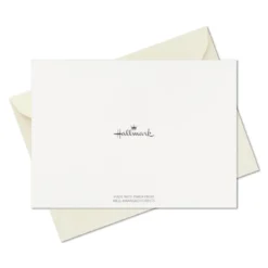Hallmark Bulk Navy And Gold Assorted Blank Thank-You Notes, Box Of 120 -Hallmark Shop Navy and Gold Assorted Blank ThankYou Notes Bulk Pack 5STZ1064 06