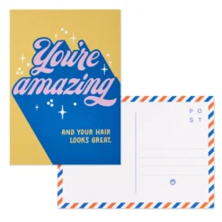 Hallmark Keep It Sunny Postcards, Book Of 10 12 Hallmark Keep It Sunny Postcards, Book Of 10 -Hallmark Shop Orange and Blue Keep It Sunny Postcards 1SOM3857 03