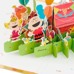 Hallmark Peanuts® Gang Celebrating You 3D Pop-Up Birthday Card -Hallmark Shop Peanuts Gang Snoopy 3D PopUp Birthday Card 1499LAD2739 04