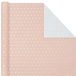 Hallmark Pink And Gray 3-Pack Wrapping Paper, 85 Sq. Ft. Total 11 Hallmark Pink And Gray 3-Pack Wrapping Paper, 85 Sq. Ft. Total -Hallmark Shop Pink and Gray 2 Standard 1 Foil 3Pack Gift Wrap 5EWR6421 04