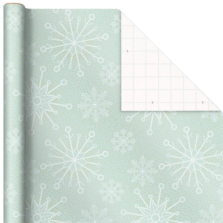 Hallmark Pink And Mint Assorted 3-Pack Christmas Wrapping Paper, 120 Sq. Ft. 4 Hallmark Pink And Mint Assorted 3-Pack Christmas Wrapping Paper, 120 Sq. Ft. - Image 4