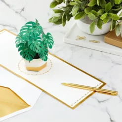 Hallmark Plant In Pot 3D Pop-Up Thinking Of You Card -Hallmark Shop Plant in Pot 3D PopUp Thinking of You Card 1299LAD2900 07