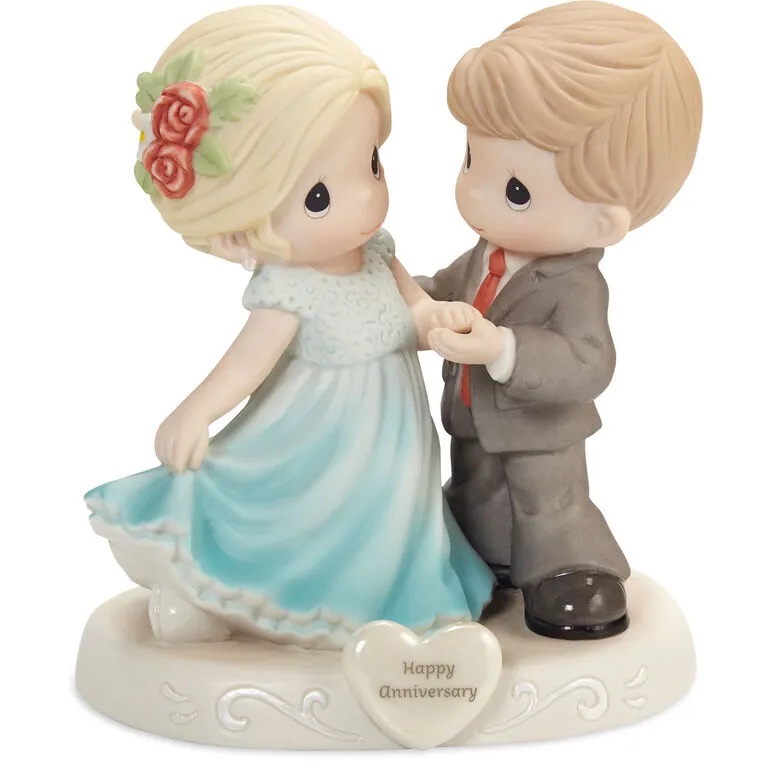 Precious Moments Couple Dancing Figurine, 5.25" 1 Precious Moments Couple Dancing Figurine, 5.25"