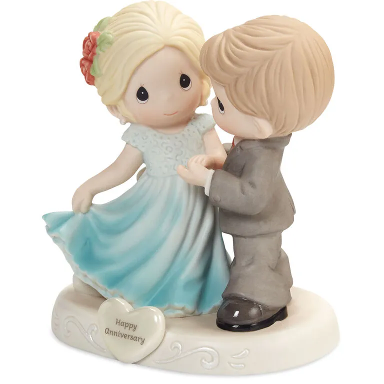 Precious Moments Couple Dancing Figurine, 5.25" 2 Precious Moments Couple Dancing Figurine, 5.25" - Image 2