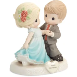 Precious Moments Couple Dancing Figurine, 5.25" 6 Precious Moments Couple Dancing Figurine, 5.25" -Hallmark Shop Precious Moments Couple Dancing Figurine 202005 03