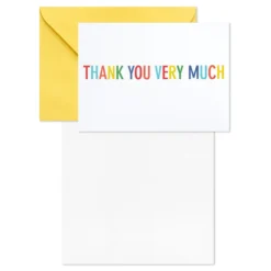 Hallmark Primary Colors Assorted Blank Thank-You Notes, Pack Of 48 9 Hallmark Primary Colors Assorted Blank Thank-You Notes, Pack Of 48 -Hallmark Shop Primary Colors Blank ThankYou Notes Assortment Pack 5STZ1057 03