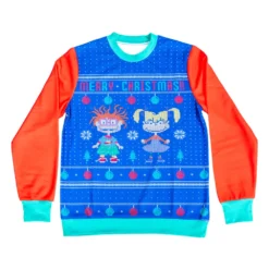 Rugrats Merry Christmas Ugly Sweater 6 Rugrats Merry Christmas Ugly Sweater -Hallmark Shop RUGRATS MERRYCHRISTMASSWEATER 210012 Rugratsxmas 8999
