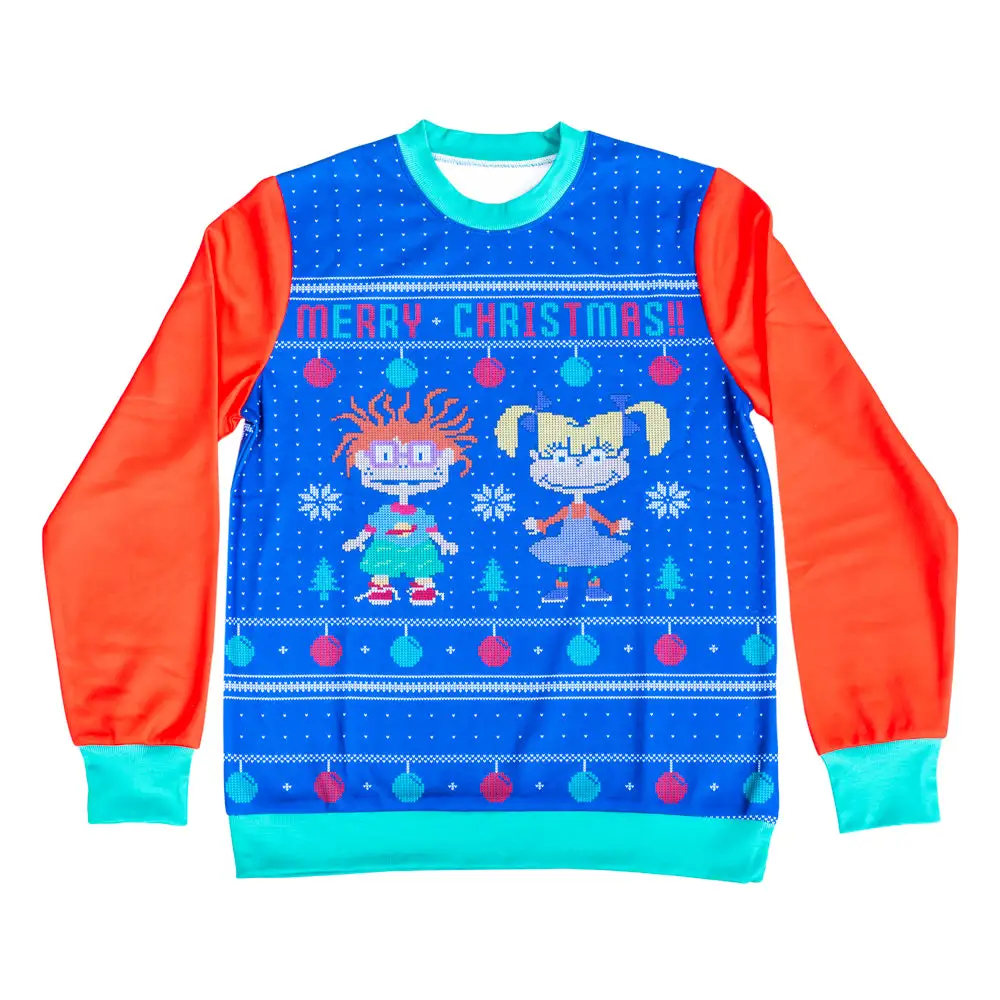 Rugrats Merry Christmas Ugly Sweater 3 Rugrats Merry Christmas Ugly Sweater - Image 3