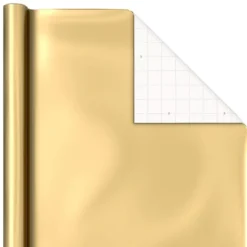 Hallmark Red, Green, Gold Foil 3-Pack Christmas Wrapping Paper, 60 Sq. Ft. -Hallmark Shop RedGreenGold Foil 3Pack Christmas Wrapping Paper 5JXW1067 05