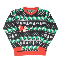 Santa Claus And Elfs Santapead Elves Ugly Christmas Sweater -Hallmark Shop Santa Claus and Elfs Santapead Elves Ugly Christmas Sweater 7 a79a0992 8a6b 492a 8726 0b90f4d5dff0