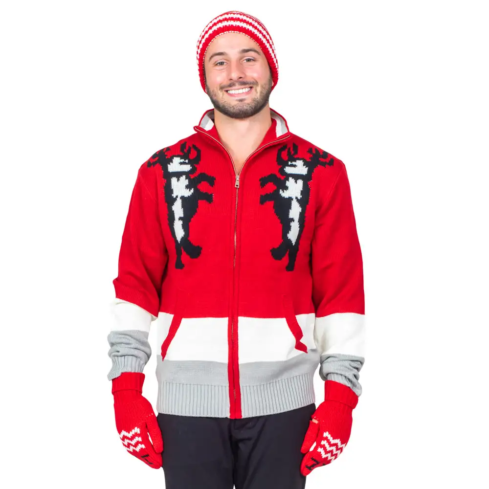 Santa Clause Movie Sweater, Hat, Mittens Deluxe Set Costume Cosplay 1 Santa Clause Movie Sweater, Hat, Mittens Deluxe Set Costume Cosplay