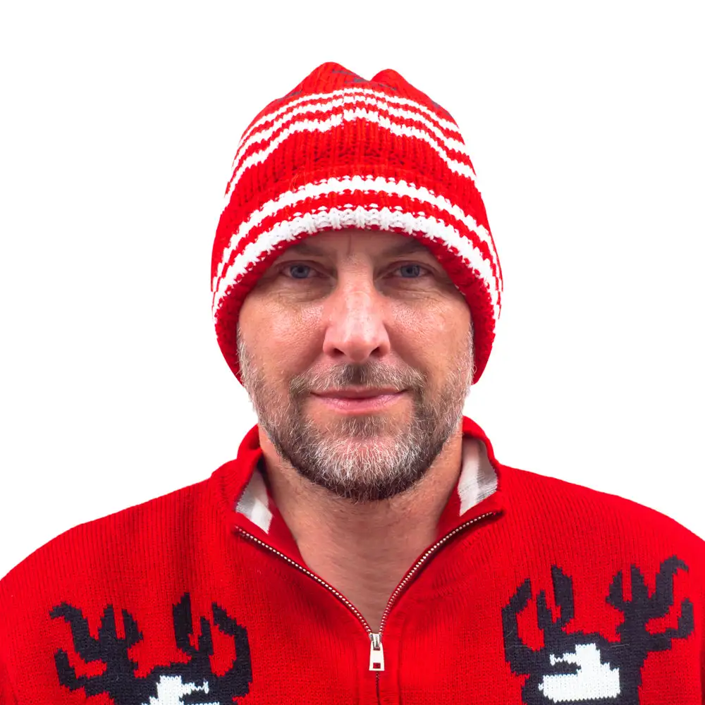 Santa Clause Movie Sweater, Hat, Mittens Deluxe Set Costume Cosplay 5 Santa Clause Movie Sweater, Hat, Mittens Deluxe Set Costume Cosplay - Image 5