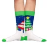 Santa's Butt Crack Ugly Christmas Socks - Adult
