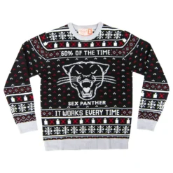 Sex Panther Black Ugly Christmas Sweater 10 Sex Panther Black Ugly Christmas Sweater -Hallmark Shop SexPantherBlackUglyChristmasSweater SexPantherSweater 2524