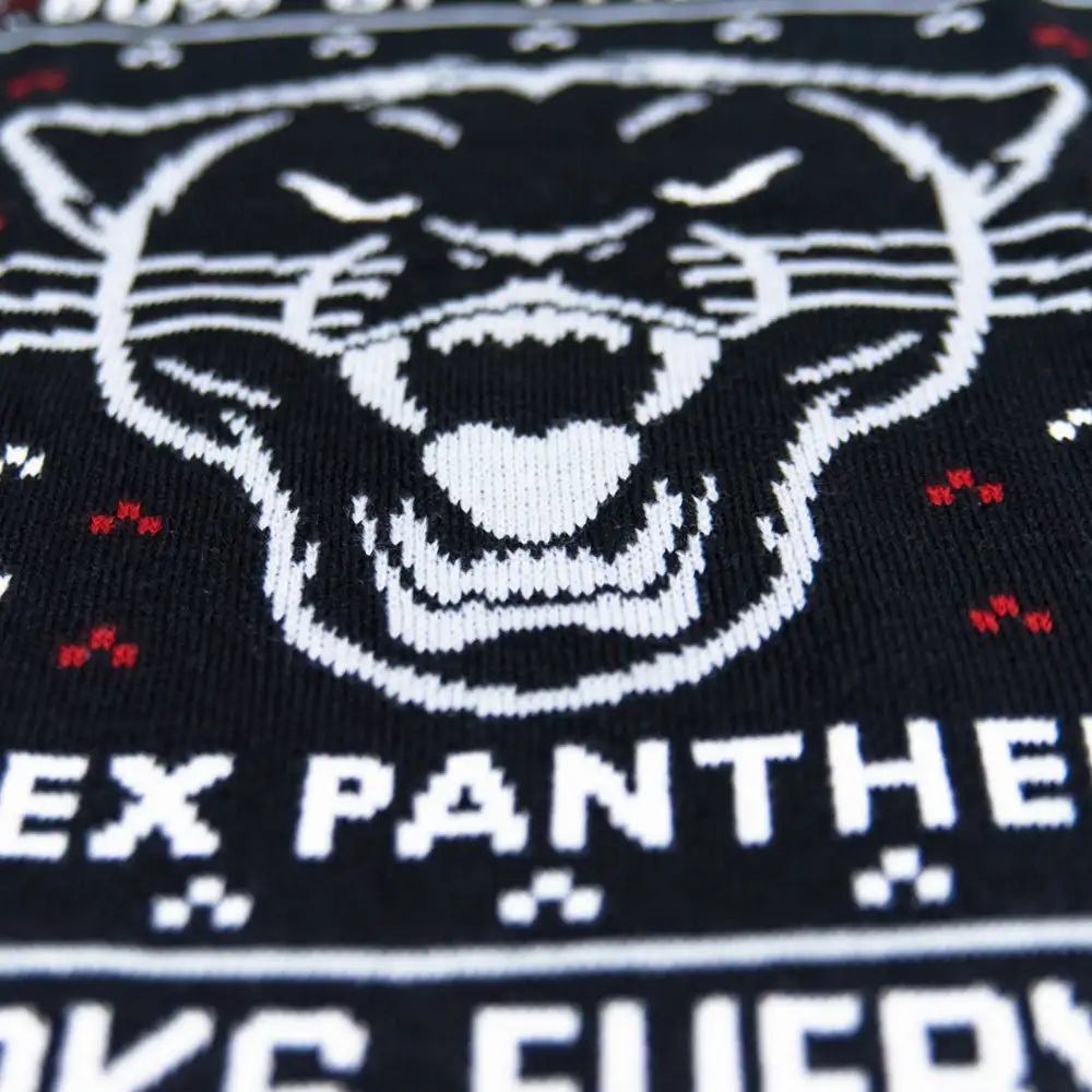 Sex Panther Black Ugly Christmas Sweater 2 Sex Panther Black Ugly Christmas Sweater - Image 2