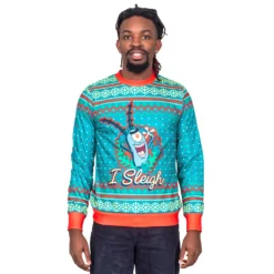 SpongeBob SquarePants Sleigh Ugly Christmas Sweater