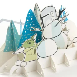 Hallmark Star Wars: The Mandalorian™ Grogu™ Warm Wishes 3D Pop-Up Holiday Card 13 Hallmark Star Wars: The Mandalorian™ Grogu™ Warm Wishes 3D Pop-Up Holiday Card -Hallmark Shop Star Wars The Mandalorian Grogu 3D PopUp Holiday Card 1499XXH9985 04