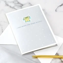 Hallmark Star Wars: The Mandalorian™ Grogu™ Warm Wishes 3D Pop-Up Holiday Card 16 Hallmark Star Wars: The Mandalorian™ Grogu™ Warm Wishes 3D Pop-Up Holiday Card -Hallmark Shop Star Wars The Mandalorian Grogu 3D PopUp Holiday Card 1499XXH9985 07