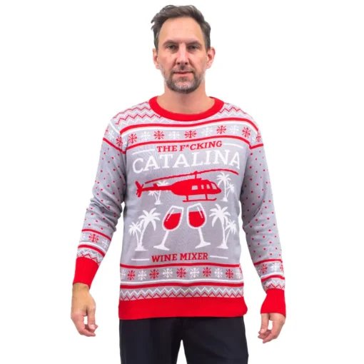 Step Bros Catalina Wine Mixer Brothers Ugly Christmas Sweater -Hallmark Shop StepBrosCatalinaWineMixerBrothersUglyChristmasSweater 220914 CatalinaSweater 5831