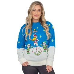 Women's Stripper Pole Ugly Christmas Sweater -Hallmark Shop StripperPoleUglyChristmasSweater uglysweater38 54