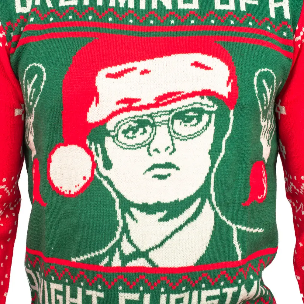 Women's The Office Dwight Schrute Christmas Beets Ugly Christmas Sweater 3 Women's The Office Dwight Schrute Christmas Beets Ugly Christmas Sweater - Image 3