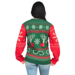 Women's The Office Dwight Schrute Christmas Beets Ugly Christmas Sweater 9 Women's The Office Dwight Schrute Christmas Beets Ugly Christmas Sweater -Hallmark Shop TheOfficeDwightSchruteChristmasBeetsUglyChristmasSweater OESM2387TV DwightBeetsSweater 233
