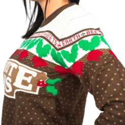 Women's The Office Dwight Schrute Farms Beets Ugly Christmas Sweater -Hallmark Shop TheOfficeDwightSchruteFarmsBeetsUglyChristmasSweater OESM2914TV SchruteFarmsUCS 672