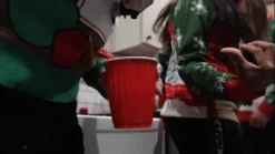 Blitzen's Tavern Beverage Sweater -Hallmark Shop UCSdispensercompressed