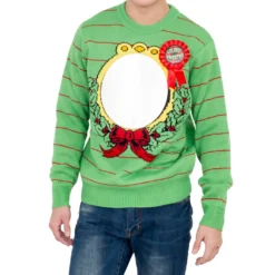 Ugliest Sweater Award Humorous Ugly Christmas Sweater (with Mirror) -Hallmark Shop UgliestSweaterAwardHumorousUglyChristmasSweater withMirror uglysweater56 19