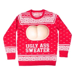 Ugly Ass Adult Unisex Funny Holiday Ugly Christmas Sweater 9 Ugly Ass Adult Unisex Funny Holiday Ugly Christmas Sweater -Hallmark Shop UglyAss3DSweater 220909 UglyAssSweater3D 005