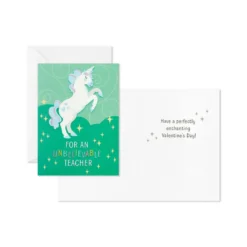 Hallmark Colorful Unicorn Classroom Valentines Set With Light-Up, Musical Mailbox 7 Hallmark Colorful Unicorn Classroom Valentines Set With Light-Up, Musical Mailbox -Hallmark Shop Unicorn Kids Classroom Exchange Valentines and Box 5VBX2959 03