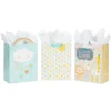 Hallmark 13" Welcome Baby 3-Pack Assorted Gift Bags With Tissue