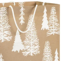 Hallmark Christmas Kraft 8-Pack Holiday Gift Bags, Assorted Sizes And Designs 9 Hallmark Christmas Kraft 8-Pack Holiday Gift Bags, Assorted Sizes And Designs -Hallmark Shop White on Kraft Paper Assortment Christmas Gift Bags 5XGB1417 04